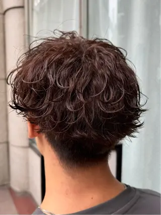 カラー パーマ メンズ men'sモテ 髪🫧シオンのヘアスタイル