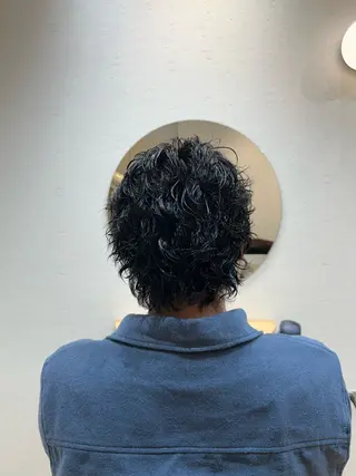 パーマ メンズ 玉田 千智のヘアスタイル