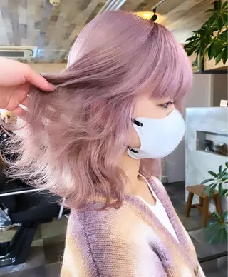 ミディアム カラー 藤田 清志のヘアスタイル