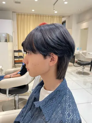 ショート カラー メンズ 樋笠 知佳のヘアスタイル