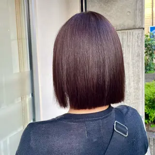 セミロング ヨネクラ／髪質改善 ・まつげパーマのマツエク・マツパデザイン