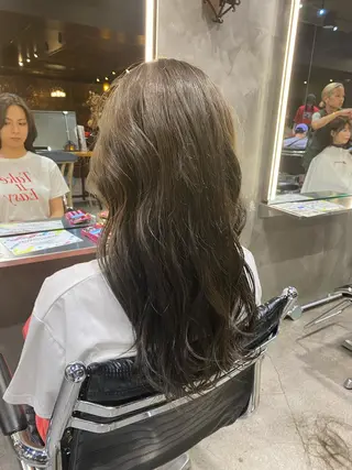 カラー 透明感カラー🌿 グレージュ🐺陽介のヘアスタイル