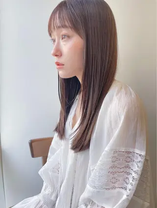 セミロング 高橋 柊和のヘアスタイル