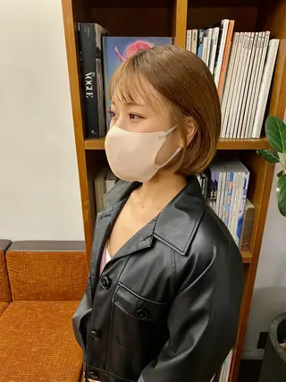 ショート カラー パーマ Paddle所属・似合わせレイヤー/ ニュアンスパーマ高倉のヘアスタイル