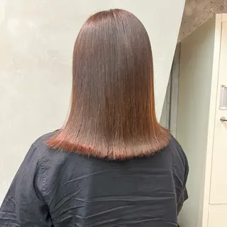 セミロング カラー アイブロウモデル 募集中🍒/北爪まゆのヘアスタイル