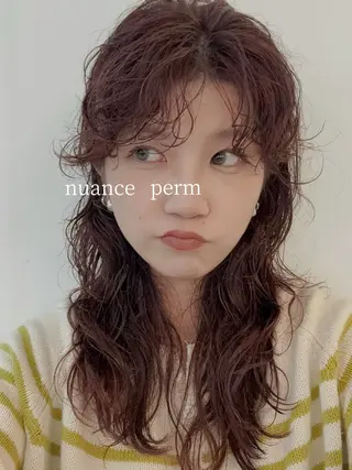 ロング パーマ hyuga/パーマ /ニュアンスパーマのヘアスタイル