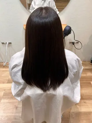 セミロング 玉田 千智のヘアスタイル