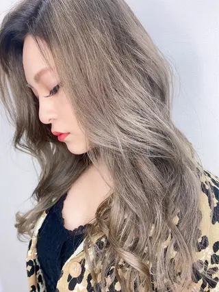 ロング カラー レイヤーカット/ 縮毛矯正🇰🇷早坂のヘアスタイル