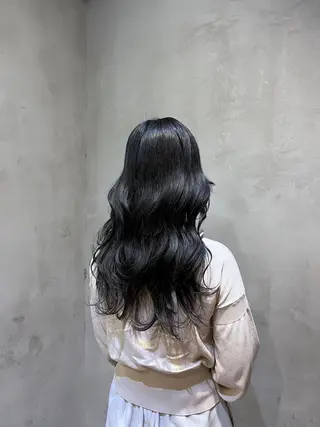 セミロング カラー ヘアアレンジ 🫧艶髪矯正 髪質改善🫧 大介のヘアスタイル
