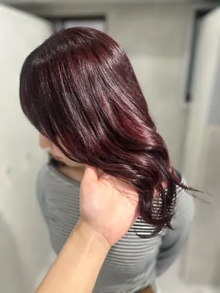 カラー ️💜akari💜 ハイトーン/レイヤーのヘアスタイル