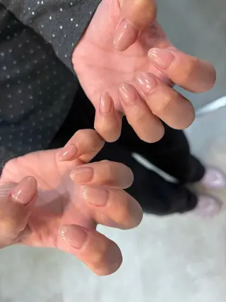 ネイル Mai :矢場町 ニュアンス🌿アートのネイルデザイン