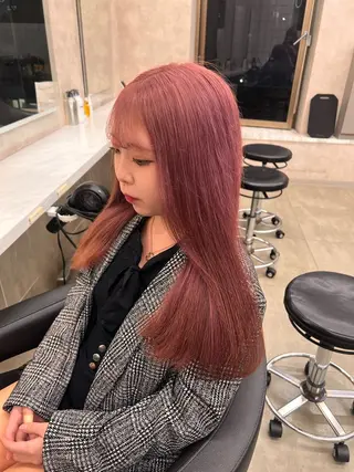 ロング カラー 💖札幌カラー 指名No.1💖玲奈のヘアスタイル