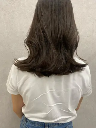 ミディアム カラー ヘアアレンジ Kawaguchi Arisaのヘアスタイル