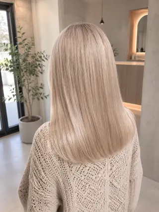 ロング カラー ブリーチカラー特化 古田YUUTOのヘアスタイル