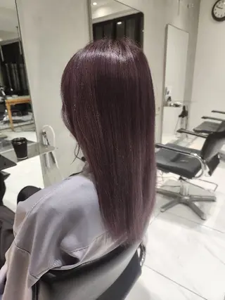 ロング カラー RUA💜 ボブカット💜のヘアスタイル