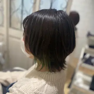 ショート カラー メンズ キッズ ✂︎ショート、ボブ、 レイヤー🩵YUMIのヘアスタイル