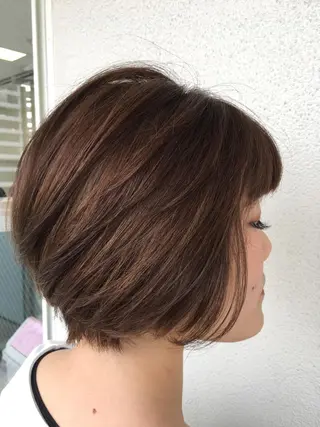 ショート 金沢美容室/ 艶髪/夜営業/JINのヘアスタイル