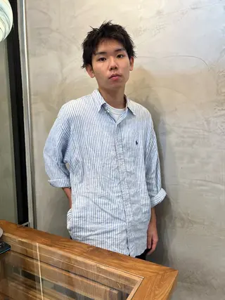 ショート メンズ ナガミ ショウのヘアスタイル