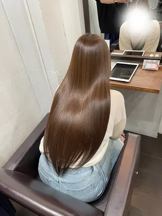 ロング 暖色カラー/ メンズ/名駅/ユキハのヘアスタイル