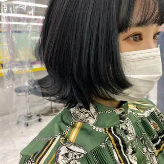 セミロング カラー ヘアアレンジ mai🍑暖色カラー /レイヤー💖のヘアスタイル
