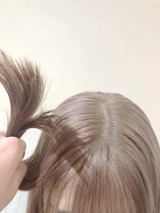 ミディアム カラー 韓国ヘア 店長NEGIのヘアスタイル