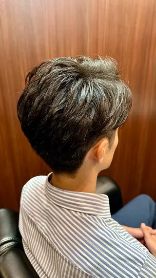ショート メンズ 深田 千尋のヘアスタイル