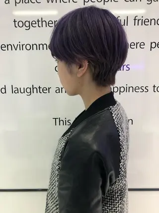 ショート カラー 相川 愛実のヘアスタイル