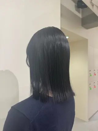 ミディアム カラー ゆ う あのヘアスタイル