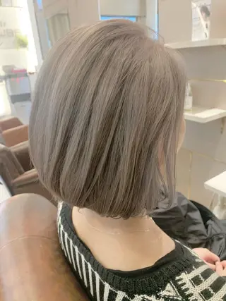 ミディアム カラー LucksiMie ginza 明松のヘアスタイル