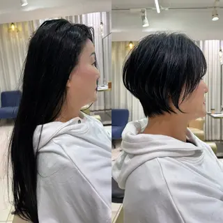 ショート 大人ショート特化/ カットモデル/表参道のヘアスタイル