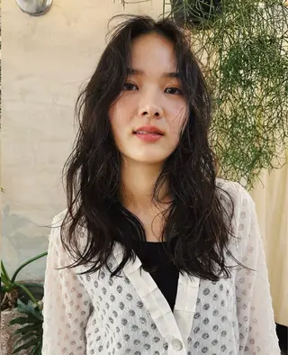 ロング カラー momo kgのヘアスタイル