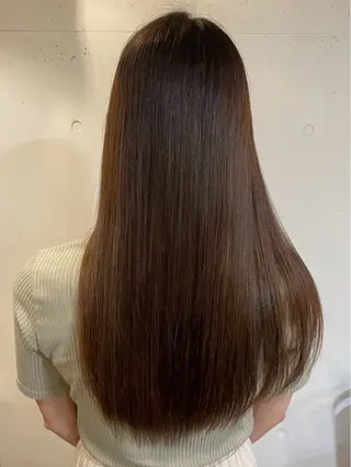 セミロング な おのヘアスタイル