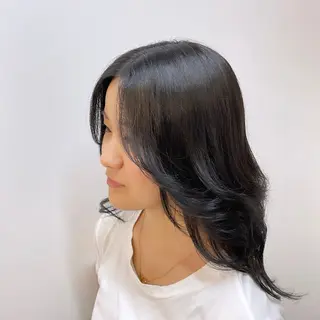 カラー レイヤーカット/ 艶カラー/山内一暉のヘアスタイル