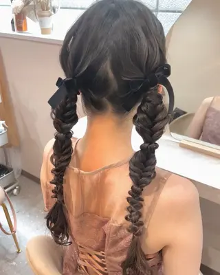 ロング エクステ＆ヘアセット Milaのヘアスタイル