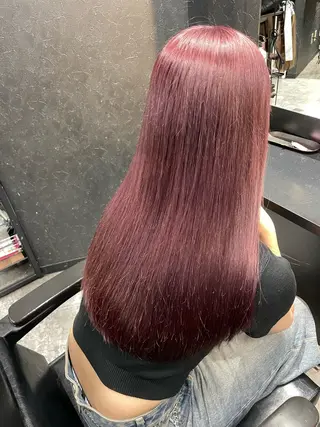 セミロング カラー coco ハルヒのヘアスタイル