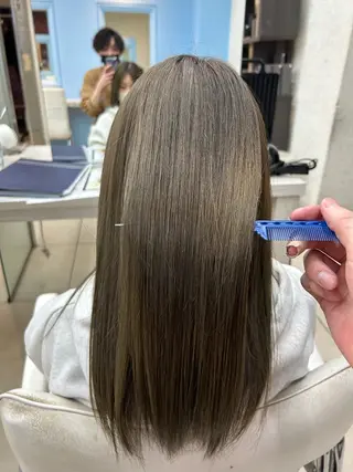 ロング 朝ラク縮毛矯正 kiryuのヘアスタイル