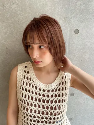 ミディアム レイヤー🧸ショート 🤎店長anju🪽のヘアスタイル
