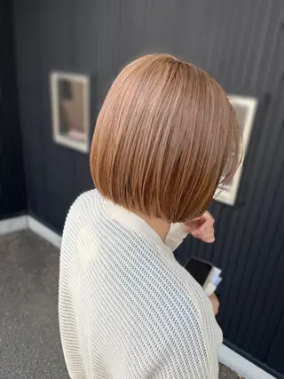 ミディアム カラー 久留生 隼斗のヘアスタイル