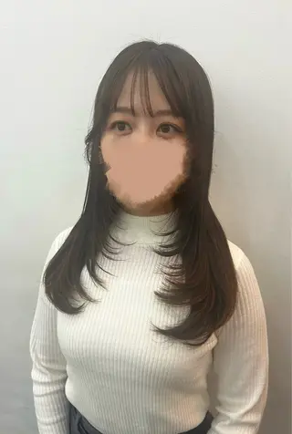 ロング ガーリー×韓国🎀 ⟡.·天野結良⟡.·のヘアスタイル