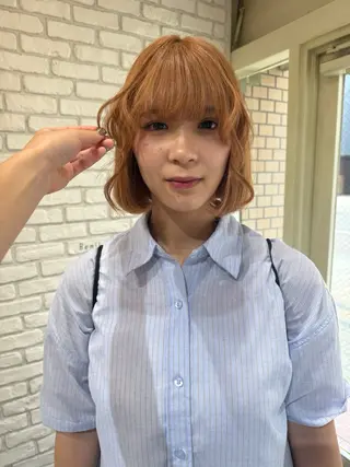 カラー 阿部  ことみ /パーマモデルのヘアスタイル