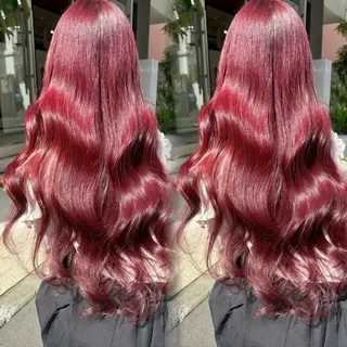 ロング カラー ブリーチなしカラー kana🐱のヘアスタイル