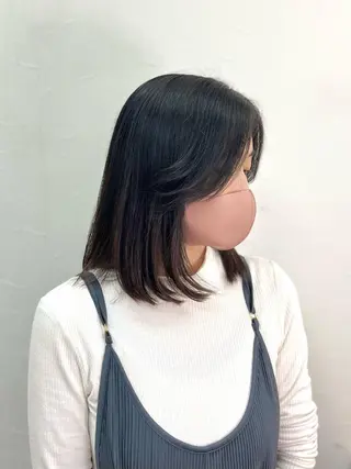 ミディアム 冨田 豊のヘアスタイル