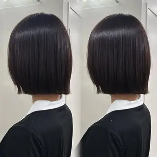 ショート 🕊️ナチュラル盛れ 韓国風艶髪/マホ🫧のヘアスタイル