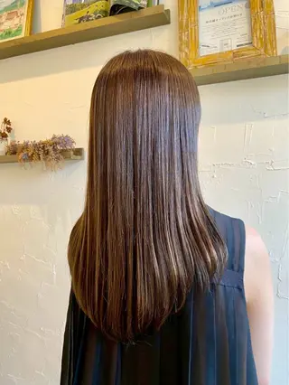 ロング 川村 瑠奈／艶髪／髪質改善のヘアスタイル