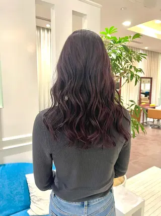 ロング カラー パーマ ヘアアレンジ 🌈インナーカラー ‘ショウマ’🌈のヘアスタイル
