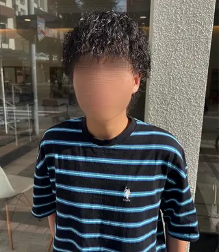 パーマ メンズ Ore🫧タナカマヤ /柔らかい質感カラーのヘアスタイル