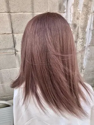 カラー ダブルスキルエクステ /羽エクステ白石宇由のヘアスタイル