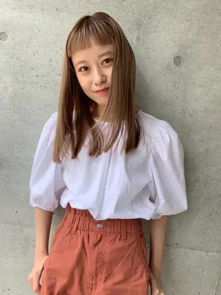 ロング 柔らか透け感カラー 🌿ムロヤリョウスケのヘアスタイル