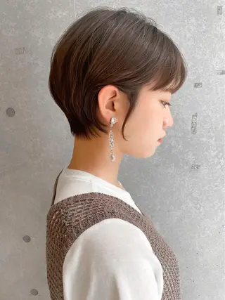 ショート 三鷹で1番ショート ボブをカットする新谷のヘアスタイル
