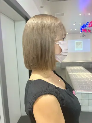 カラー 🤍垢抜け♡透明感 カラーmoeka🤍のヘアスタイル